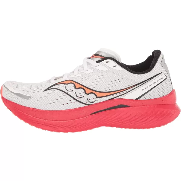 imageSaucony Mens Endorphin Speed 3 Running ShoeWhiteBlckVizi