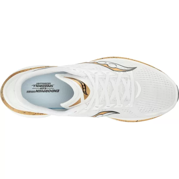 imageSaucony Mens Endorphin Speed 3 Running ShoeWhiteGold