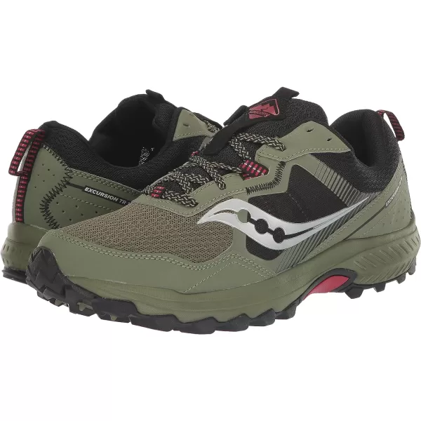 imageSaucony Mens Excursion Tr16 Trail Running ShoeGladeBlack
