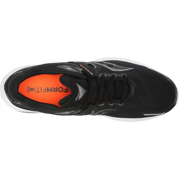 imageSaucony Mens Guide 16 SneakerBlackWhite