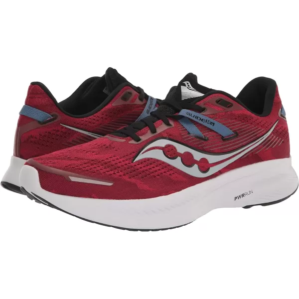 imageSaucony Mens Guide 16 SneakerDahliaBlack