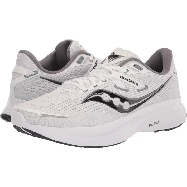 imageSaucony Mens Guide 16 SneakerWhiteBlack