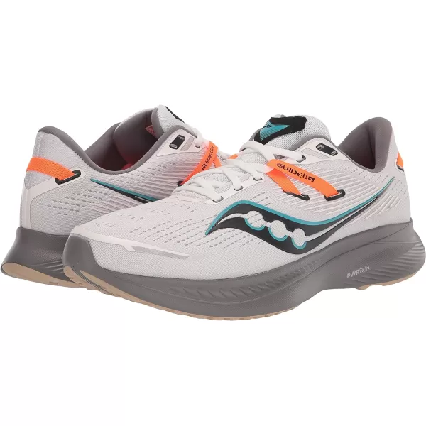imageSaucony Mens Guide 16 SneakerWhiteGravel