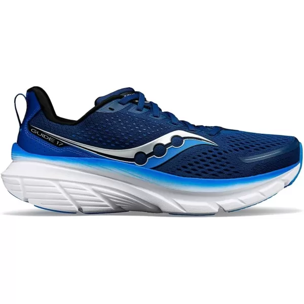 imageSaucony Mens Guide 17 SneakerNavyCobalt