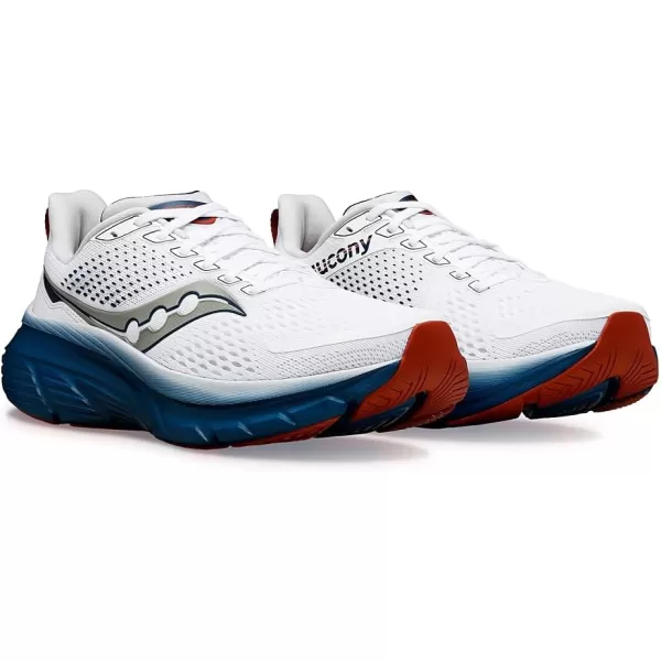 imageSaucony Mens Guide 17 SneakerWhiteNavy