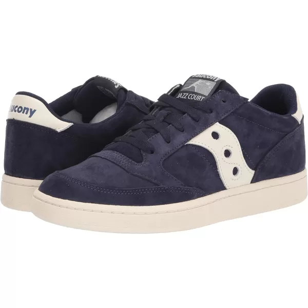 imageSaucony Mens Jazz Court Nubuck SneakerNavy