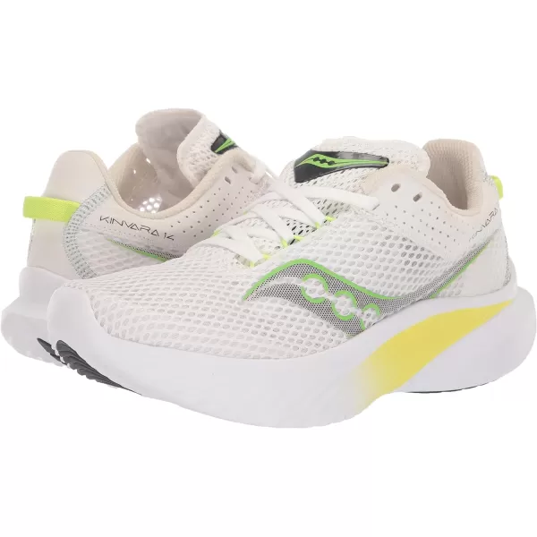 imageSaucony Mens Kinvara 14 SneakerWhiteSlime