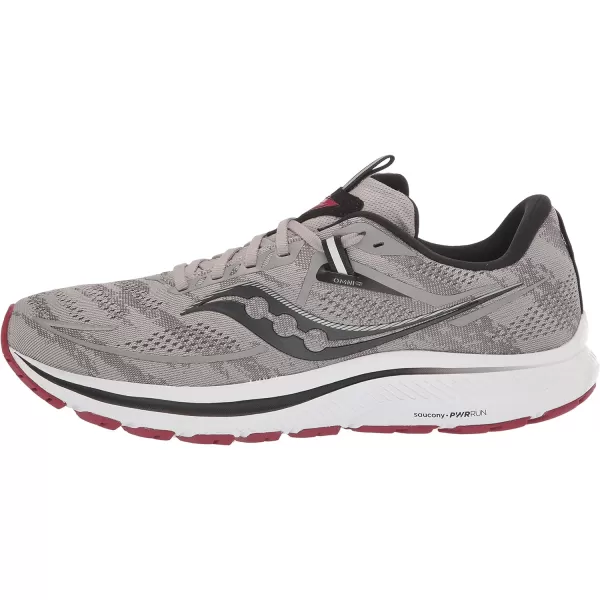 imageSaucony Mens Omni 21 Running ShoeAlloyGarnet