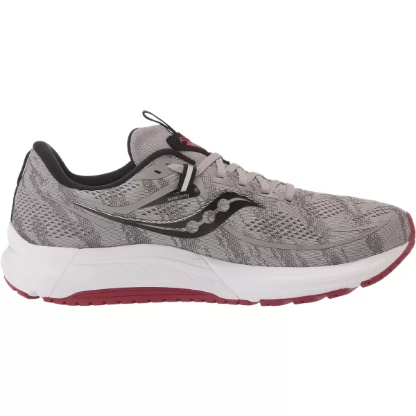 imageSaucony Mens Omni 21 Running ShoeAlloyGarnet
