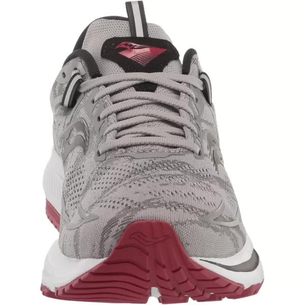 imageSaucony Mens Omni 21 Running ShoeAlloyGarnet