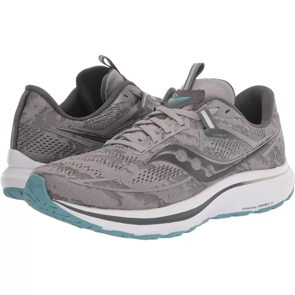 imageSaucony Mens Omni 21 Running ShoeAlloyRainfa