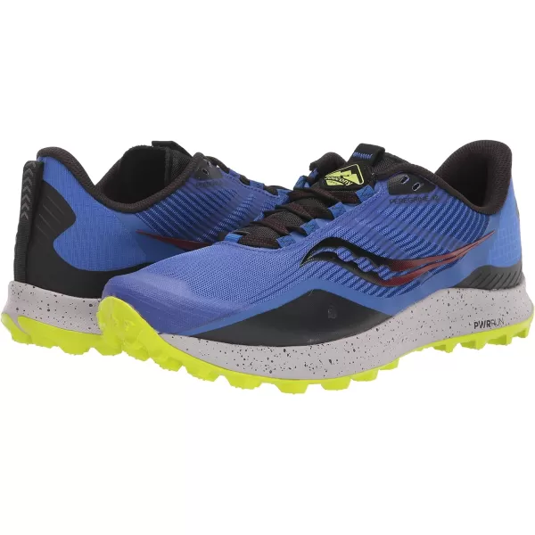 imageSaucony Mens Peregrine 12 Trail Running ShoeBlue RazAcid