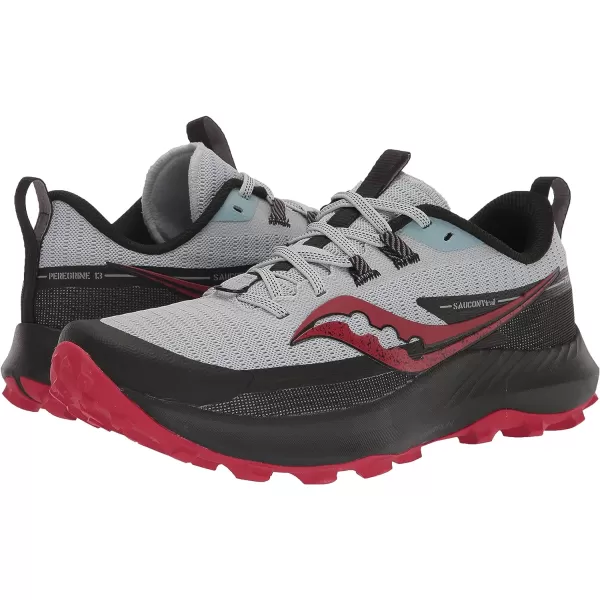 imageSaucony Mens Peregrine 13 Hiking ShoeVaporPoppy