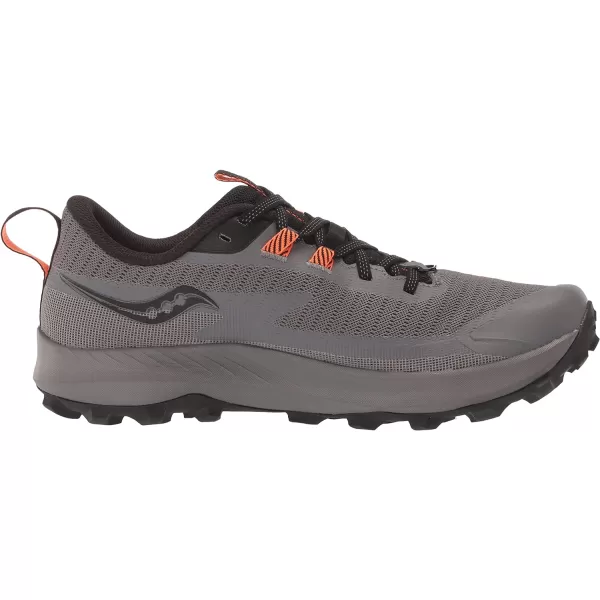 imageSaucony Mens Peregrine 13 Trail Running ShoeGravelBlack
