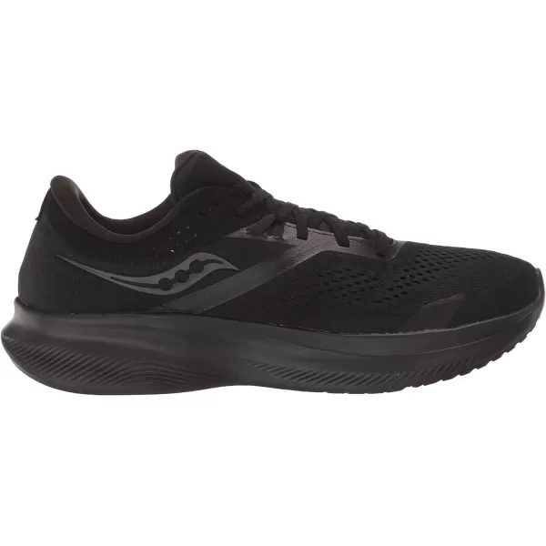 imageSaucony Mens Ride 16 SneakerBlackBlackBlack