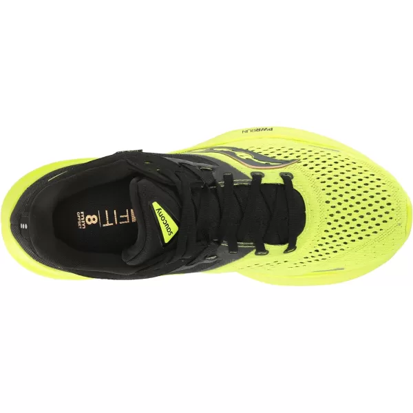 imageSaucony Mens Ride 16 SneakerCitronBlack