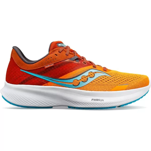 imageSaucony Mens Ride 16 SneakerMarigoldLava