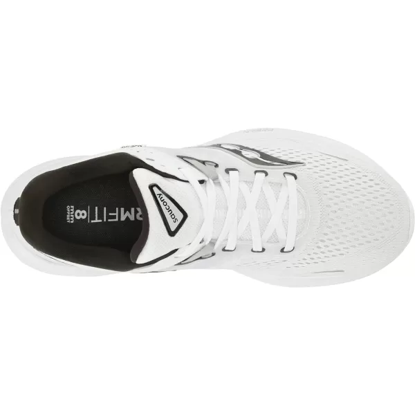 imageSaucony Mens Ride 16 SneakerWhiteBlack