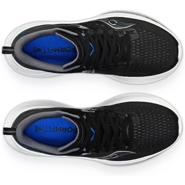 imageSaucony Mens Ride 17 SneakerBlackWhite