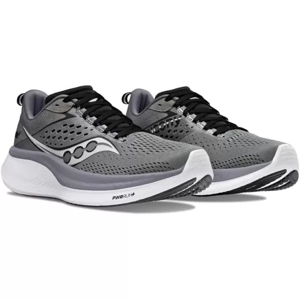 imageSaucony Mens Ride 17 SneakerCinderBlack