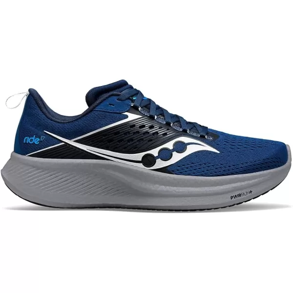 imageSaucony Mens Ride 17 SneakerTideSilver