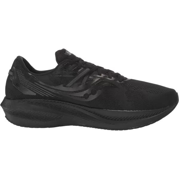 imageSaucony Mens Triumph 20 Running ShoeBlackBlackBlack