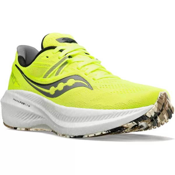 imageSaucony Mens Triumph 20 Running ShoeCitronBlack