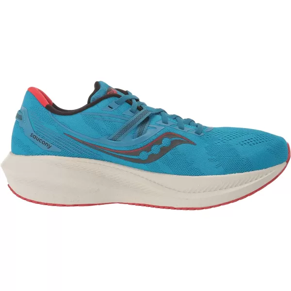 imageSaucony Mens Triumph 20 Running ShoeOceanRedrock