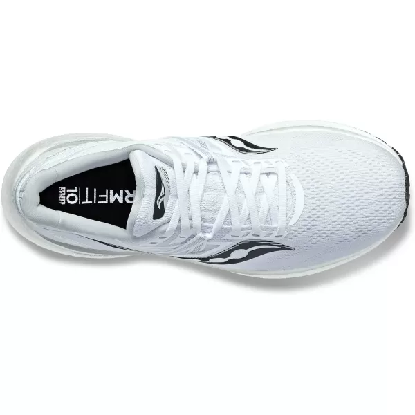 imageSaucony Mens Triumph 20 Running ShoeWhiteBlack