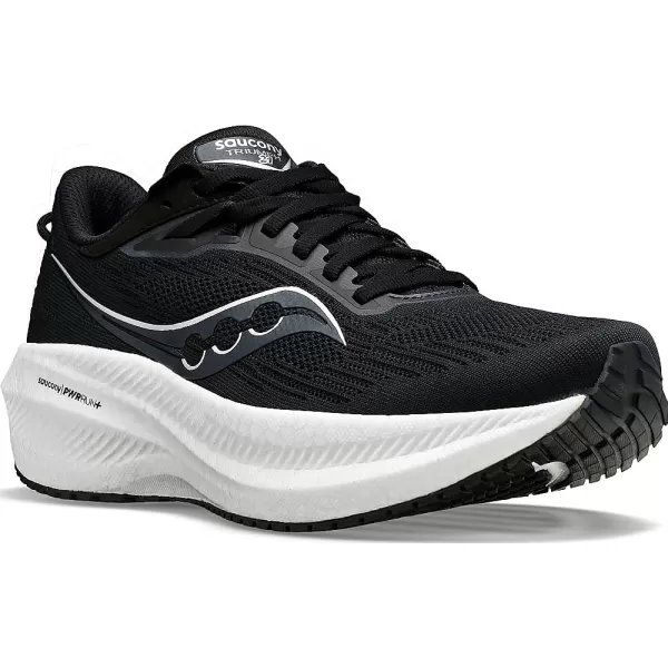 imageSaucony Mens Triumph 21 SneakerBlackWhite