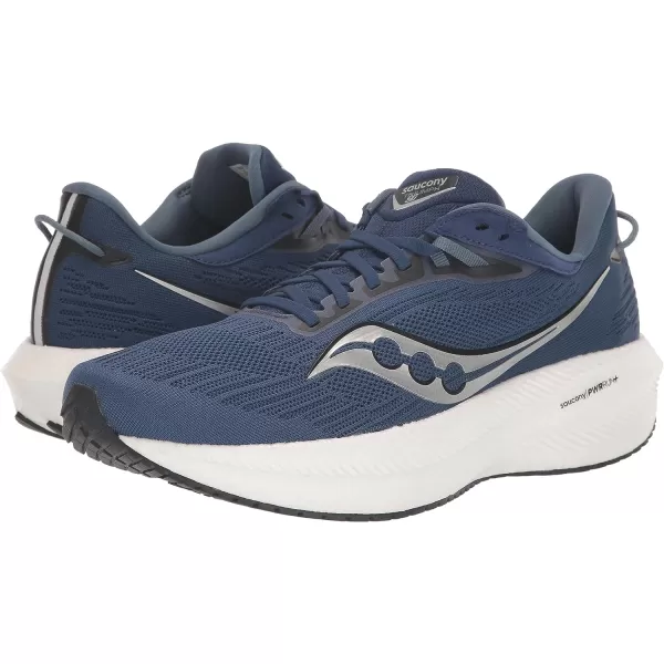 imageSaucony Mens Triumph 21 SneakerIndigoBlack