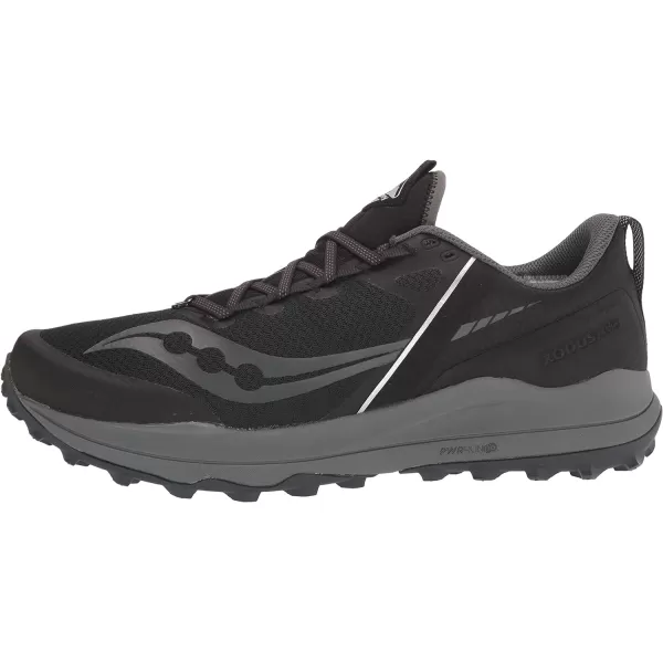 imageSaucony Mens Xodus Ultra Trail Running ShoeBlackCharcoal
