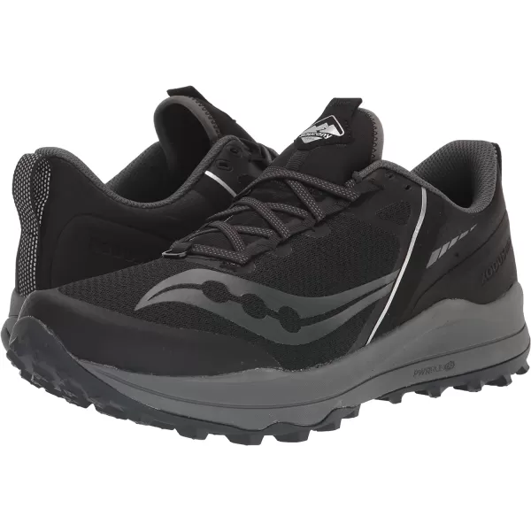 imageSaucony Mens Xodus Ultra Trail Running ShoeBlackCharcoal