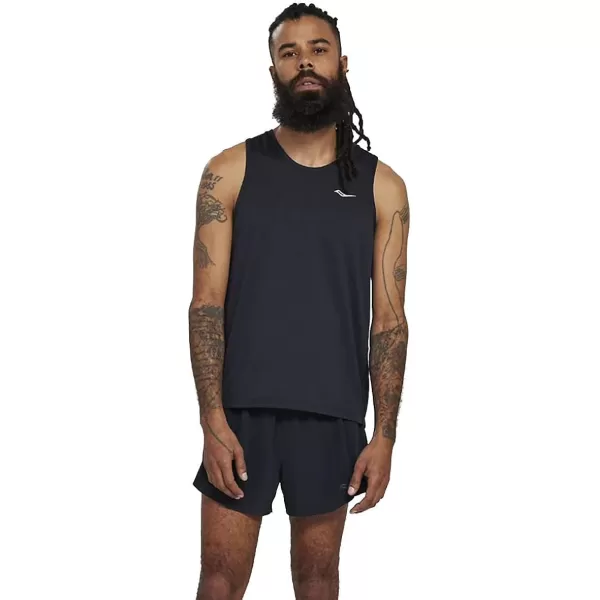 imageSaucony Stopwatch Singlet Black LGSaucony Stopwatch Singlet Black LG