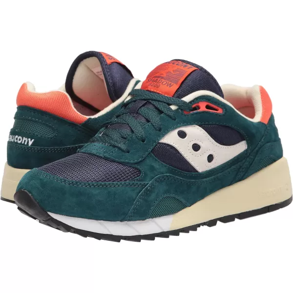imageSaucony UnisexAdult Shadow 6000 SneakerGreenNavy