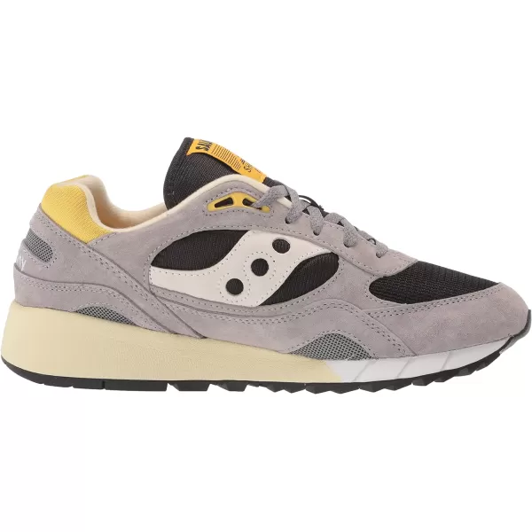 imageSaucony UnisexAdult Shadow 6000 SneakerGreyBlack