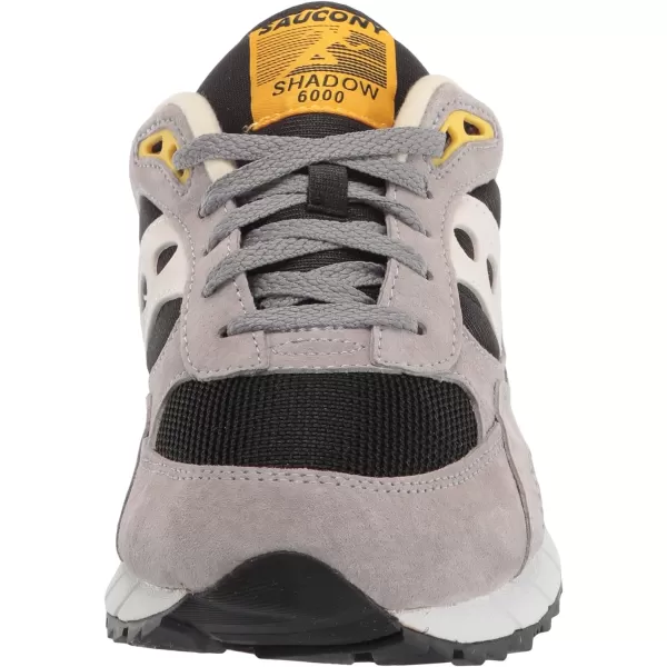 imageSaucony UnisexAdult Shadow 6000 SneakerGreyBlack