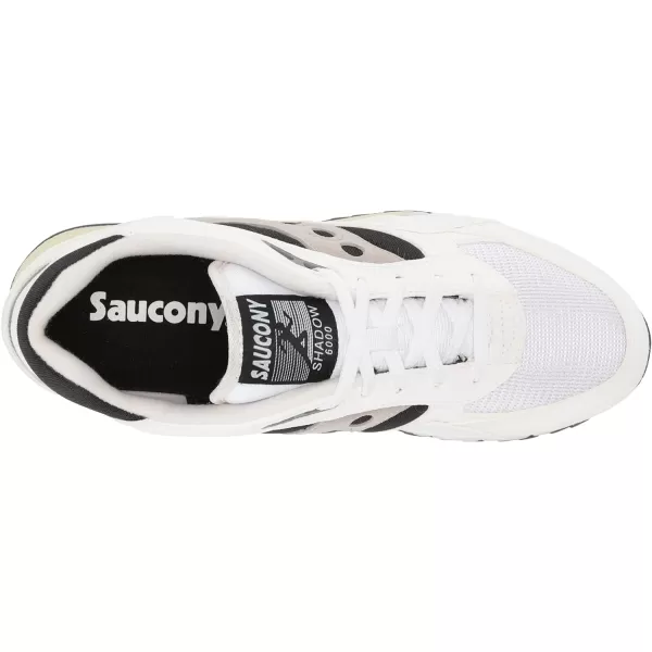 imageSaucony UnisexAdult Shadow 6000 SneakerWhiteBlack