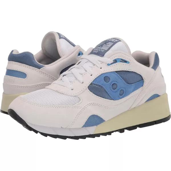 imageSaucony UnisexAdult Shadow 6000 SneakerWhiteBlue