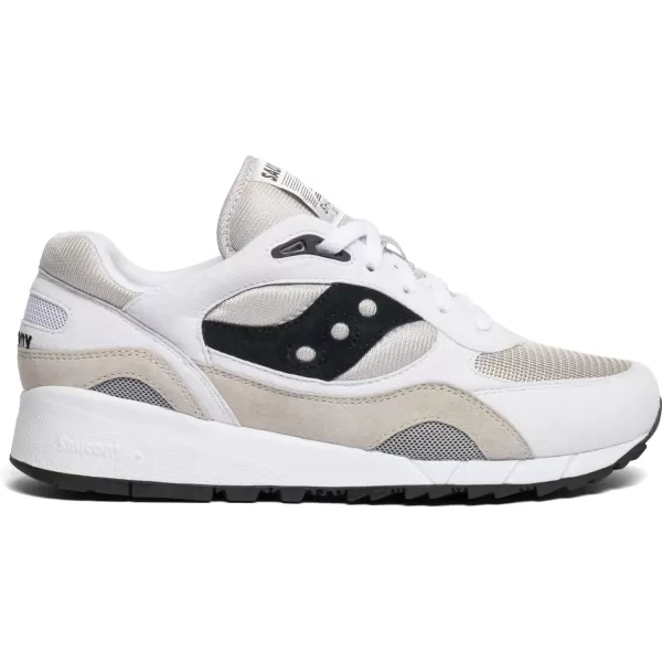 imageSaucony UnisexAdult Shadow 6000 SneakerWhiteGreyBlack