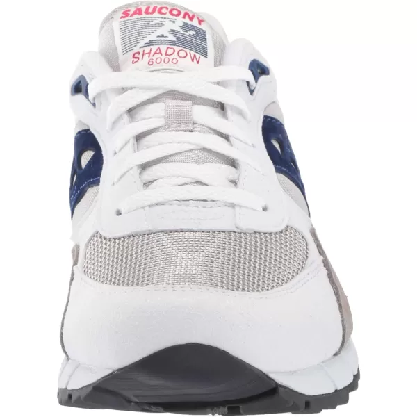 imageSaucony UnisexAdult Shadow 6000 SneakerWhiteGreyNavy