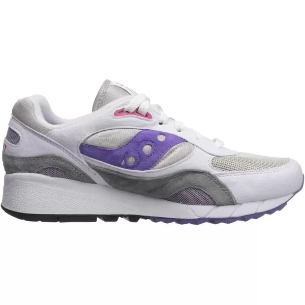 imageSaucony UnisexAdult Shadow 6000 SneakerWhiteGreyPurple