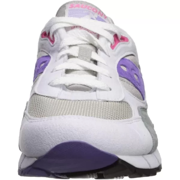 imageSaucony UnisexAdult Shadow 6000 SneakerWhiteGreyPurple