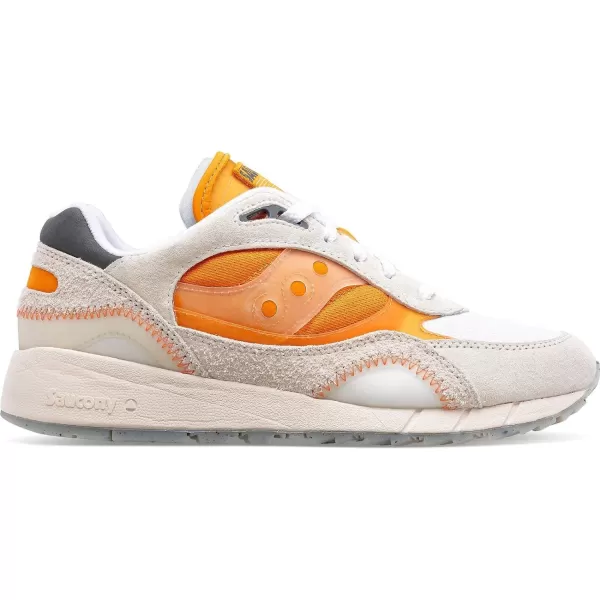 imageSaucony UnisexAdult Shadow 6000 SneakerWhiteOrange