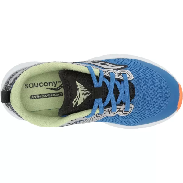imageSaucony UnisexChild Axon Running ShoeBlueBlackGreen