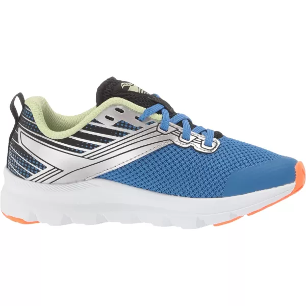imageSaucony UnisexChild Axon Running ShoeBlueBlackGreen