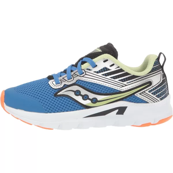 imageSaucony UnisexChild Axon Running ShoeBlueBlackGreen