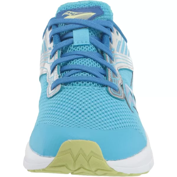 imageSaucony UnisexChild Axon Running ShoeBlueSilver