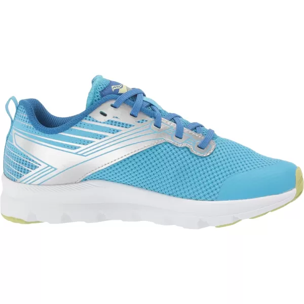 imageSaucony UnisexChild Axon Running ShoeBlueSilver