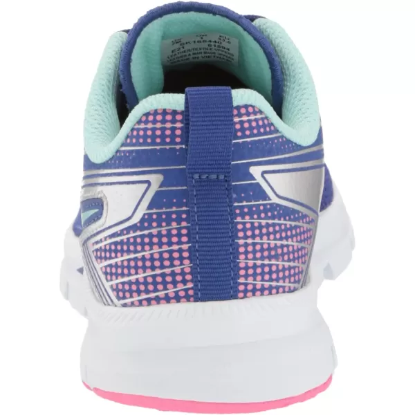 imageSaucony UnisexChild Axon Running ShoeBlueTurqPink
